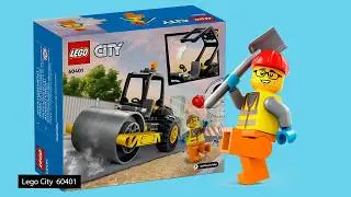 🧱 LEGO&reg; City Construction Steamroller 60401 &ndash; Relaxing Speed Build for AFOL | 4K Chill Vibes 🚧🎵