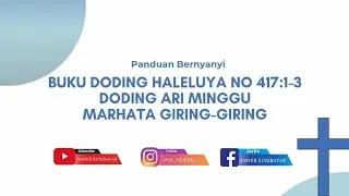 Buku Doding Haleluya No 417:1-3 | MARHATA GIRING-GIRING | Panduan Bernyanyi