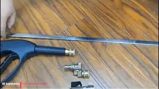 Nozzle for washing car radiator without removal