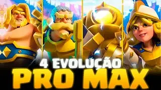 QUATRO EVOLU&Ccedil;&Otilde;ES HEROICAS A SUPERCELL ENLOUQUECEU!!! Clash Royale