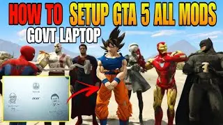 Setup GTA 5 mods in Goverment Laptop Full easy setup Step by Step Installation on Govt laptop