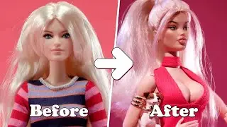 Barbie Doll's Plastic Surgery Makeover #shorts #barbie #makeover