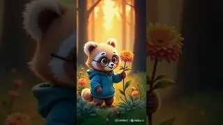 Panda 🐼Plants 🌱a Flower 🌻&ndash; Calm Nature Story