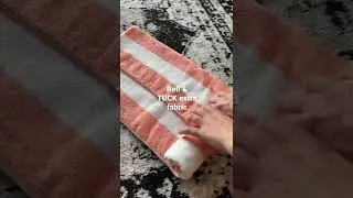 BEACH TOWEL FOLDS: how to get a perfectly rolled beach towel