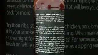 Beer Bacon Maple BBQ Sauce by Elijah Extreme