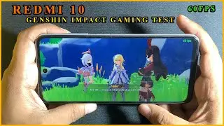 Xiaomi redmi 10 Genshin Impact 60fps Gaming test | MediaTek Helio G88, 6GB Ram (2021)