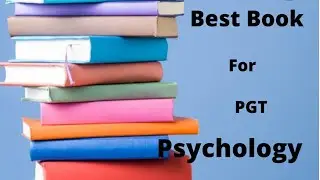 Book for PGT Psychology/ Important Book for all competitive exams