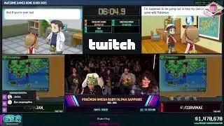 [RU] Pok&eacute;mon Omega Ruby/Alpha Sapphire [Any% Race] от @Sanjan, @Corvimae - #AGDQ2025