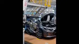 ABB IRB6700 auto car assembly #automation #ABB #automotive #abbrobotics #roboticassembly #robotics