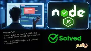 Fix Node.js Not Recognized Error in Tamil | Node.js Installation & PATH Problem Solution