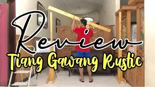 Tutorial | Review tiang gawang kayu | stand rustic portable