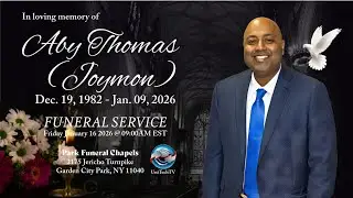 Funeral Service of ABY THOMAS (43) (DEC.19.1982 - JAN.09 2026) Park Funeral Home New York