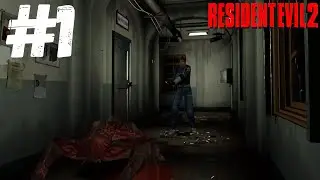 RESIDENT EVIL 2 Let's Play Part 1 - City Streets & Racoon City Police Department (Seamless HD Mod)