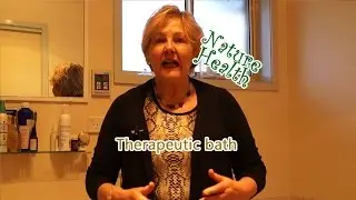 How to take a therapeutic bath