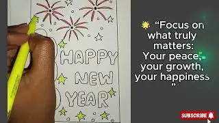 Happy New Year.../#art #newyear #new #newbegining #positivevibes #youtube #2026 #drawing #painting