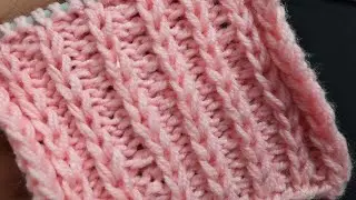 Very easy knitting 🧶  design for top , muffler,band,jackets, sweater etc