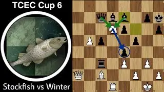 Knight Sacrifice of 3500 elo level | Stockfish vs Winter | TCEC Cup 6 2020