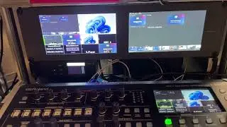 Краткий обзор настройки Roland V-80HD для корпоративного мероприятия.
