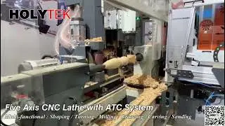 5 AXIS CNC LATHE WITH ATC SYSTEM