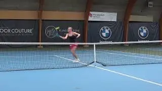 MEET TESSE ANTONIS - COLLEGE TENNIS RECRUIT WITH OVERBOARDER