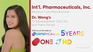 Dr. Wong's TV Ad 2026 30s with Alexa Ilacad (Philippines) [CC/HD]