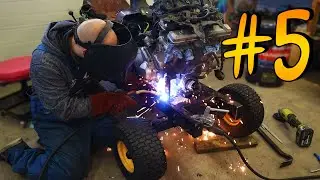 600cc Moottori Ruohonleikkuriin #5 | Hitsausta