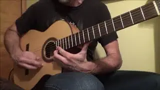 Bill Hall Maggot Brain with Solo Improv on a Cordoba GK Studio