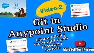 Generate Classic Tokens | PAT's | Using in Anypoint Studio ? Clone | Pull | Commit | Push | Merge