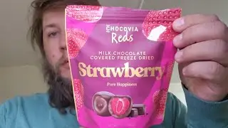 Review Chocovia Reds Milk Chocolate Covered Freeze Dried Strawberry 