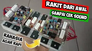 Cara Merakit Power SOCL 504 ke Heatsink lengkap dari awal sampai cek sound