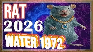 Гороскоп для Крысы на 2026 год | Водяная Крыса 1972 | С 15 февраля 1972 года по 2 февраля 1973 года