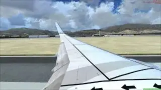 FSX Emergency Landing with 1 engine
