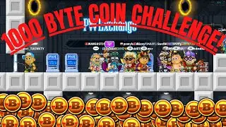 1000 BYTE COIN CHALLENGE! - PIXEL WORLDS - 1