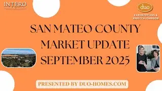 San Mateo County Real Estate Market Data for September 2025 &bull; The Duo #shorts
