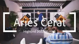 Aries Cerat presents the new Aurora hornspeaker // HighEnd 2022 // audiophile //