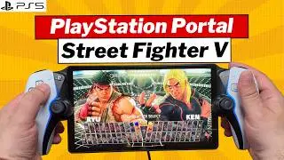 🎮 Street Fighter 5 Gameplay on PlayStation Portal | PS5 Remote Play Test - Street Fighter V