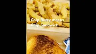 Chip butty means chip sandwich #chipbutty #chipsandwich #chips  #frenchfriessandwich #frenchfries