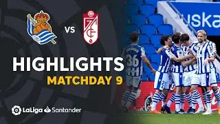 Highlights Real Sociedad vs Granada CF (2-0)