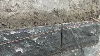 black basalt stone fixing