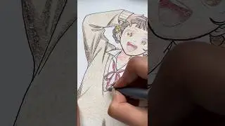 Anime Drawings : Colour pencil / Watercolour / Mic Arts / How to draw / Anime / Demon slayer / Art
