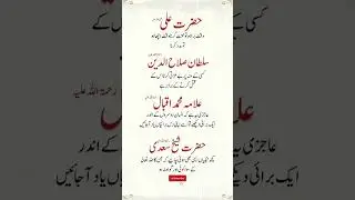 Piyari Nasihate ❤️ #islam #islamicvideo #hazratali #quotes #achibateein #motivation #shorts