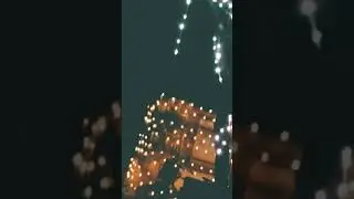 Fountain Lights Demo😍##decoration #shortvideo #pandal #shorts #light