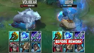 BEFORE REWORK! UDYR vs VOLIBEAR FULL BUILD FIGHTS & Best Pentakills!