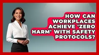 How Can Workplaces Achieve 'zero Harm' With Safety Protocols? - Office Wellness Insights