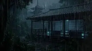 Rain So Calming You Forget Everything 🌧️ Night Forest House Ambience