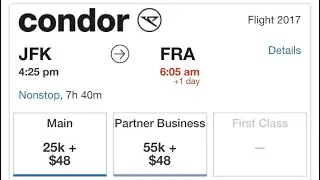Redemption Sweet Spot Video: Alaska Mileage Plan on Condor Airlines Business Class to Europe!
