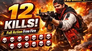 &ldquo;Unstoppable! 12 Kills in One Game 💥 Free Fire Gameplay&rdquo;