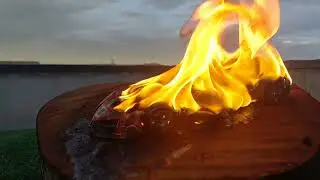 Melting a Lamborghini! #funnyshorts 
