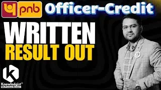 PNB SO Credit | Written Results Out Now