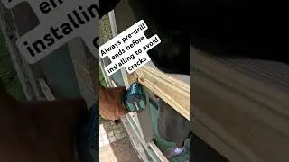Should you Pre-drill before you screw? #trending #protips #sunset